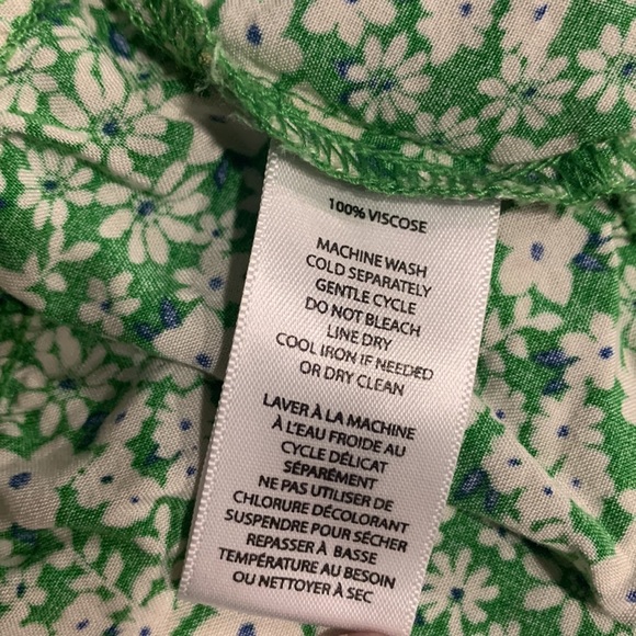 Beach Lunch Lounge Collection XS Green with little flowers - Picture 5 of 5